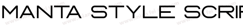 Manta Style Script R字体转换